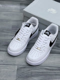 Nike Air Force 1 Top Premium Original white black men's sneakers