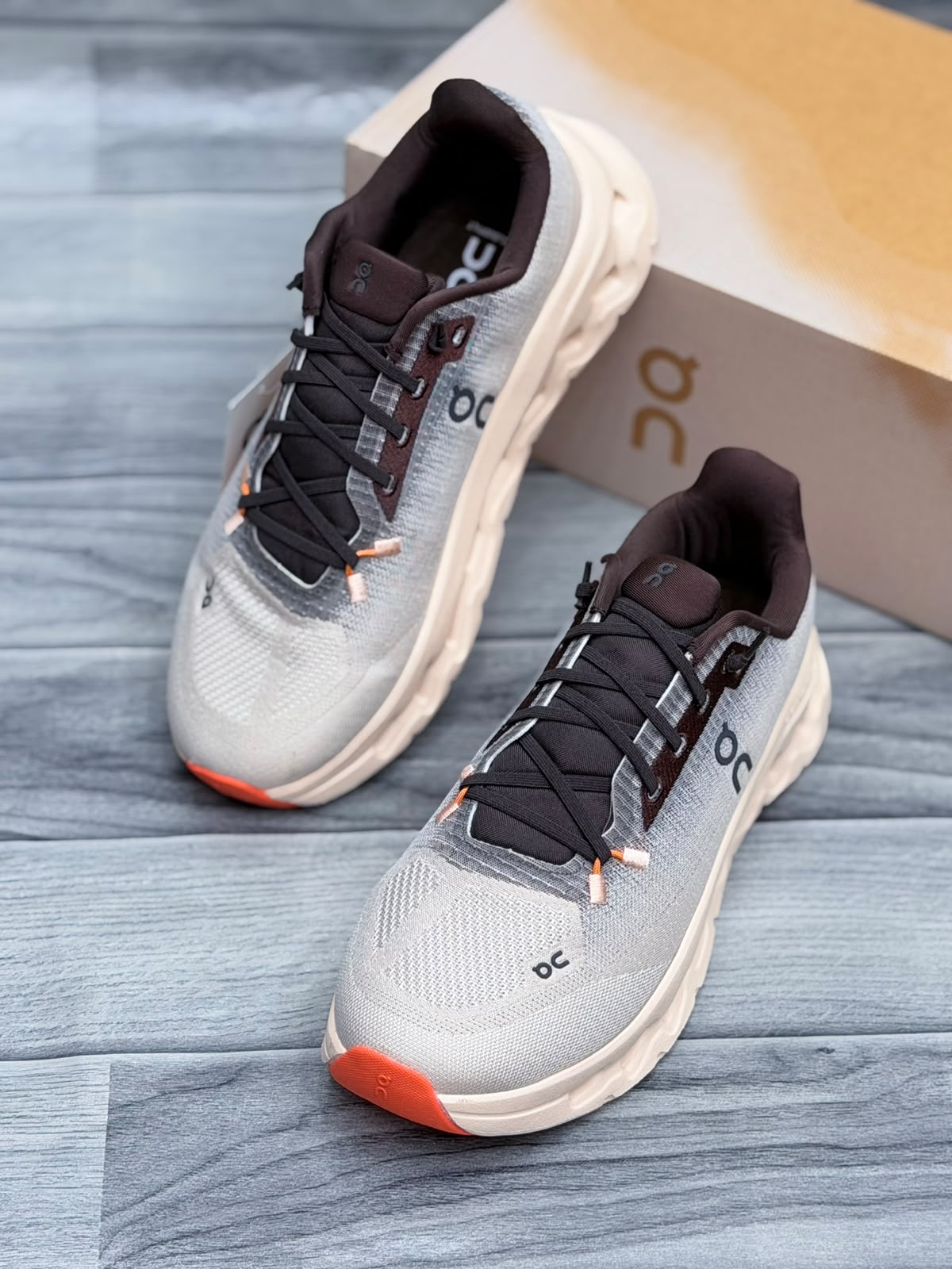 On Cloudtilt Men's Running Shoes – Brown-Beige