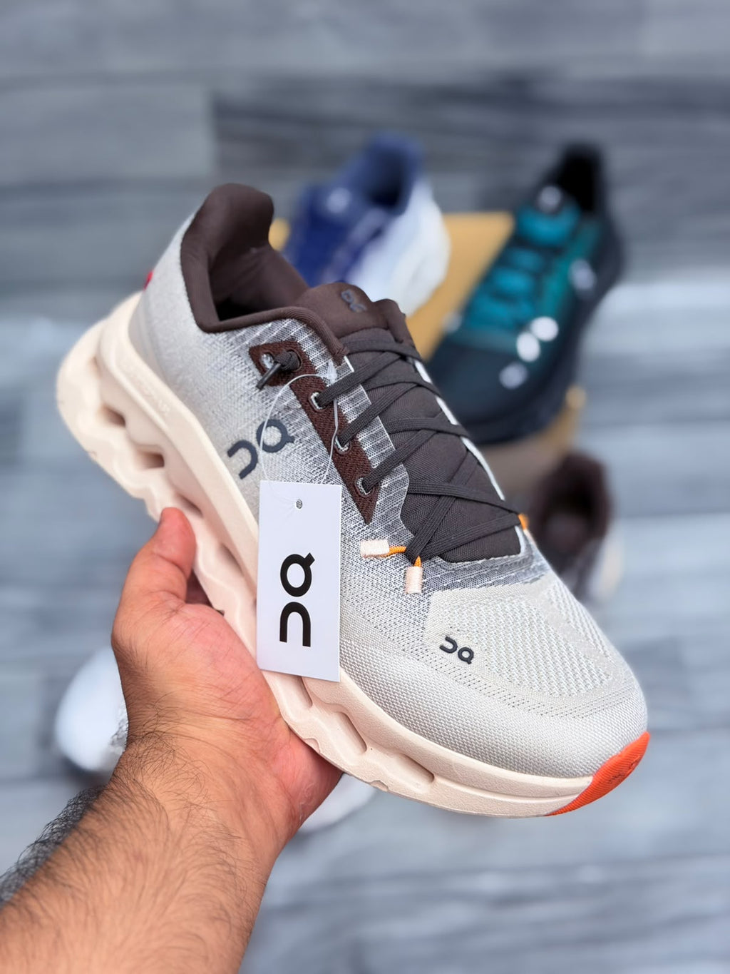On Cloudtilt Men's Running Shoes – Brown-Beige