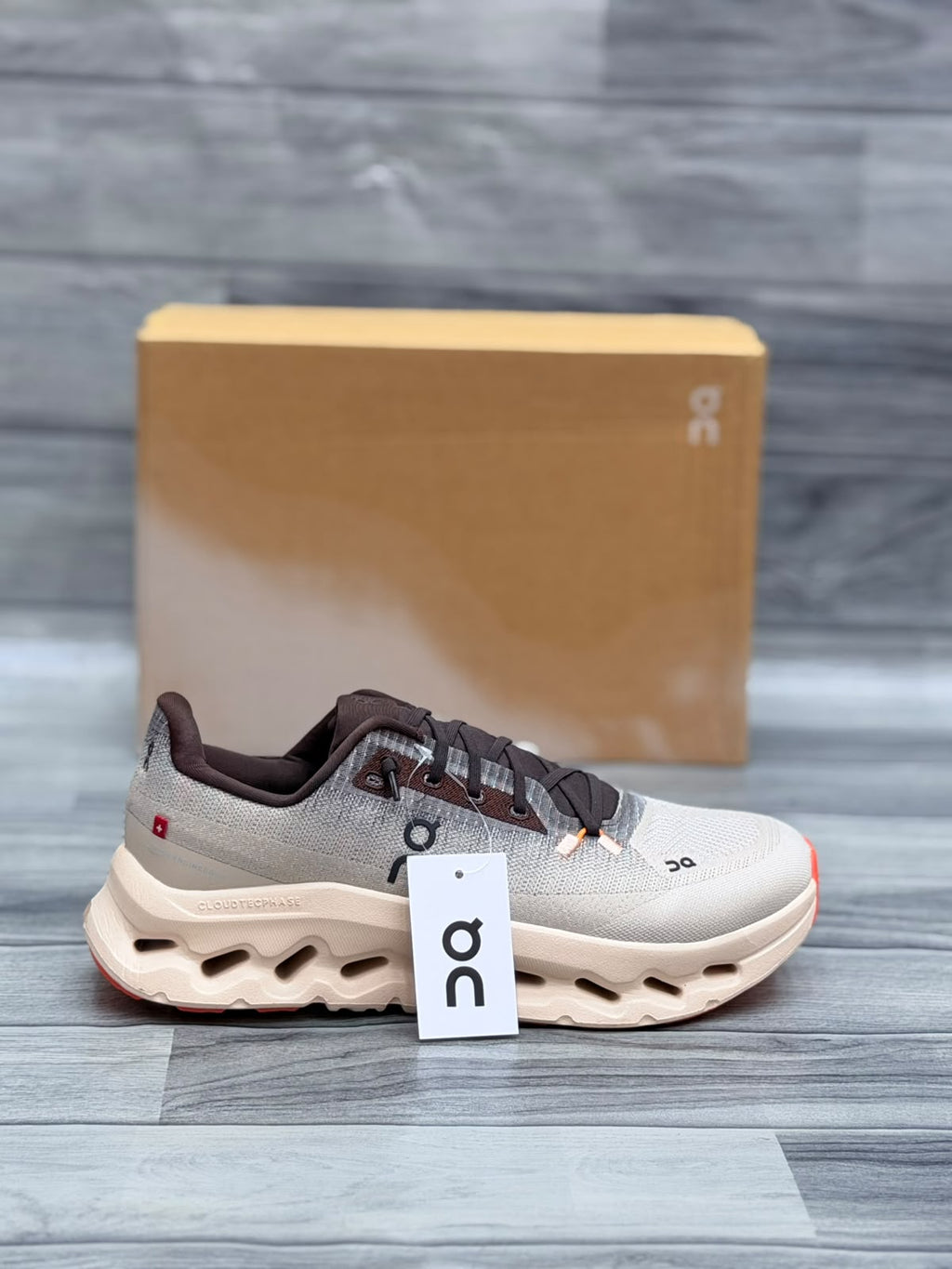 On Cloudtilt Men's Running Shoes – Brown-Beige