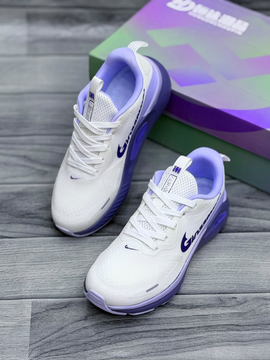 Women's Lightweight Running Shoes | White & Lavender