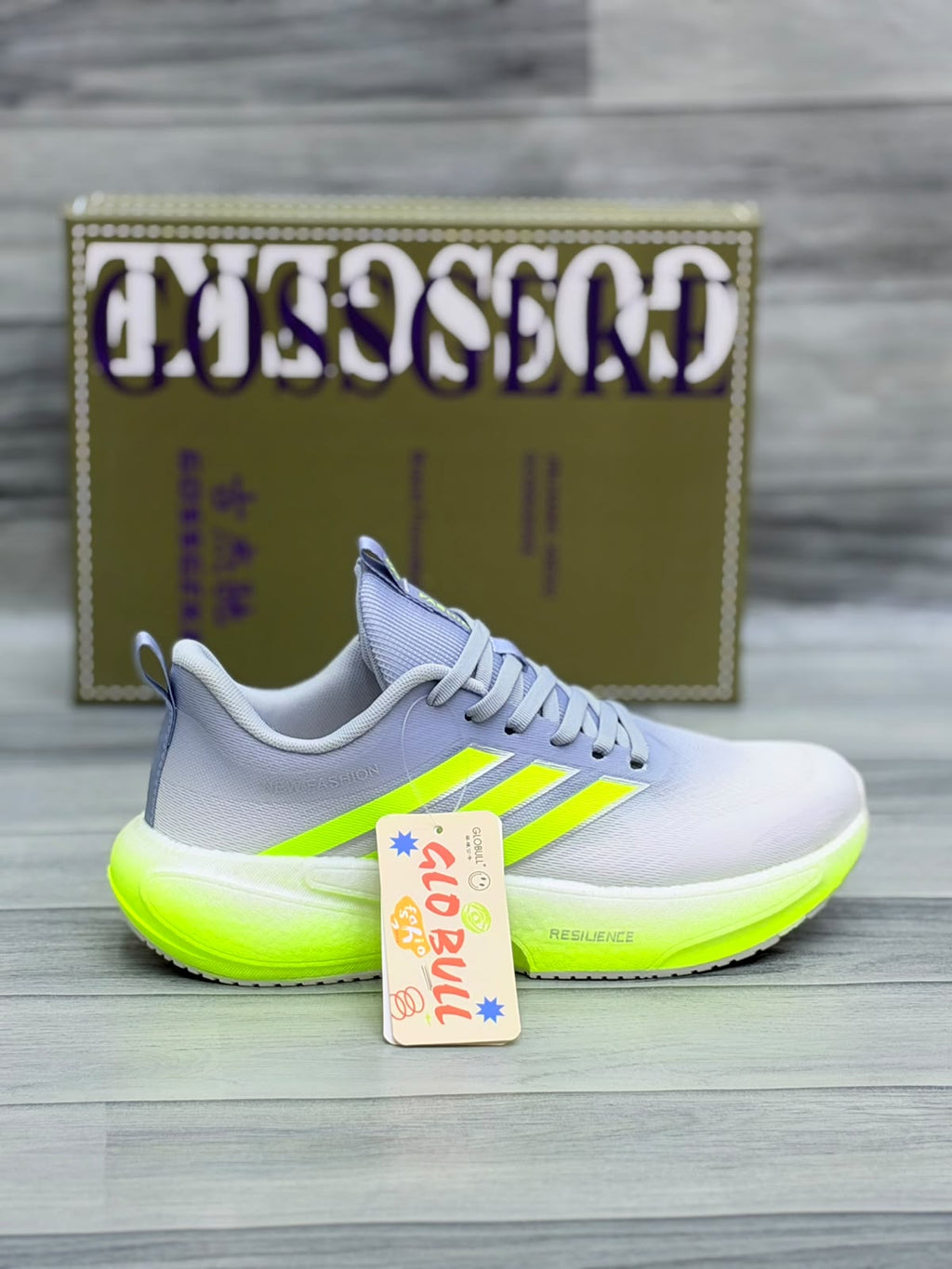 Gossgeke Chunky Sneakers | Casual Running Shoes | Neon Green