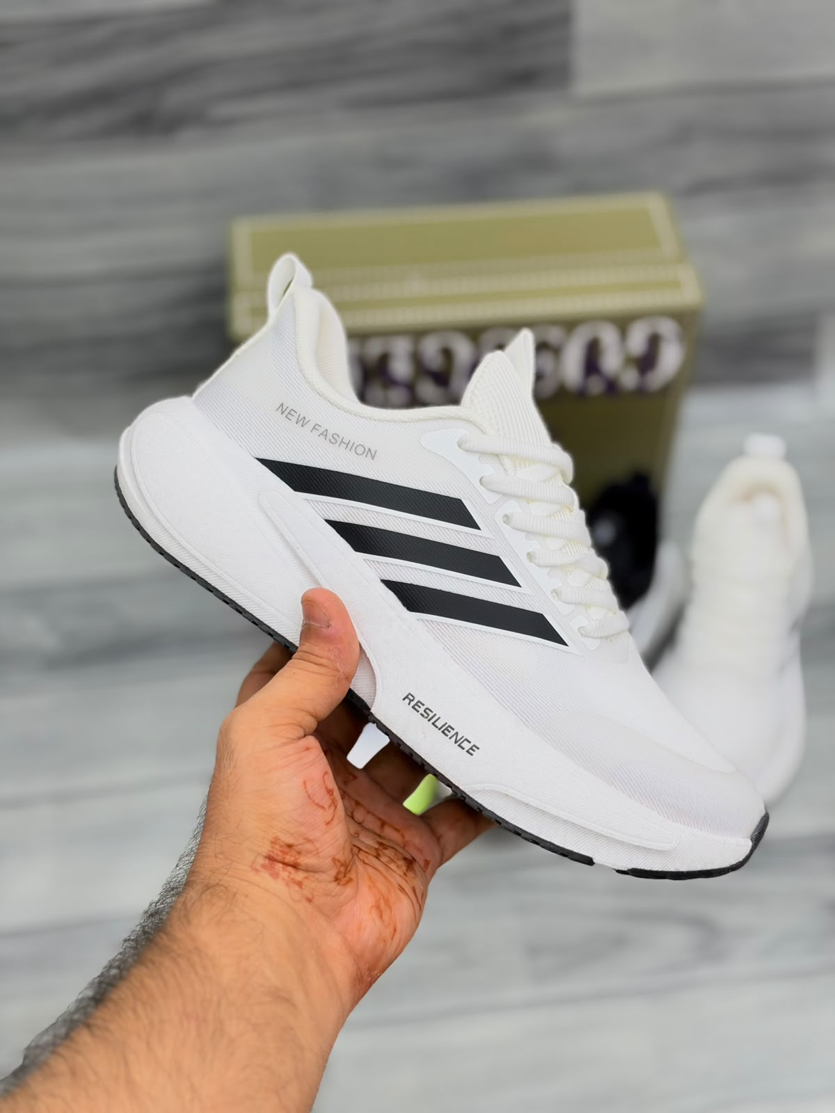 Gossgeke Chunky Sneakers | Casual Running Shoes| White